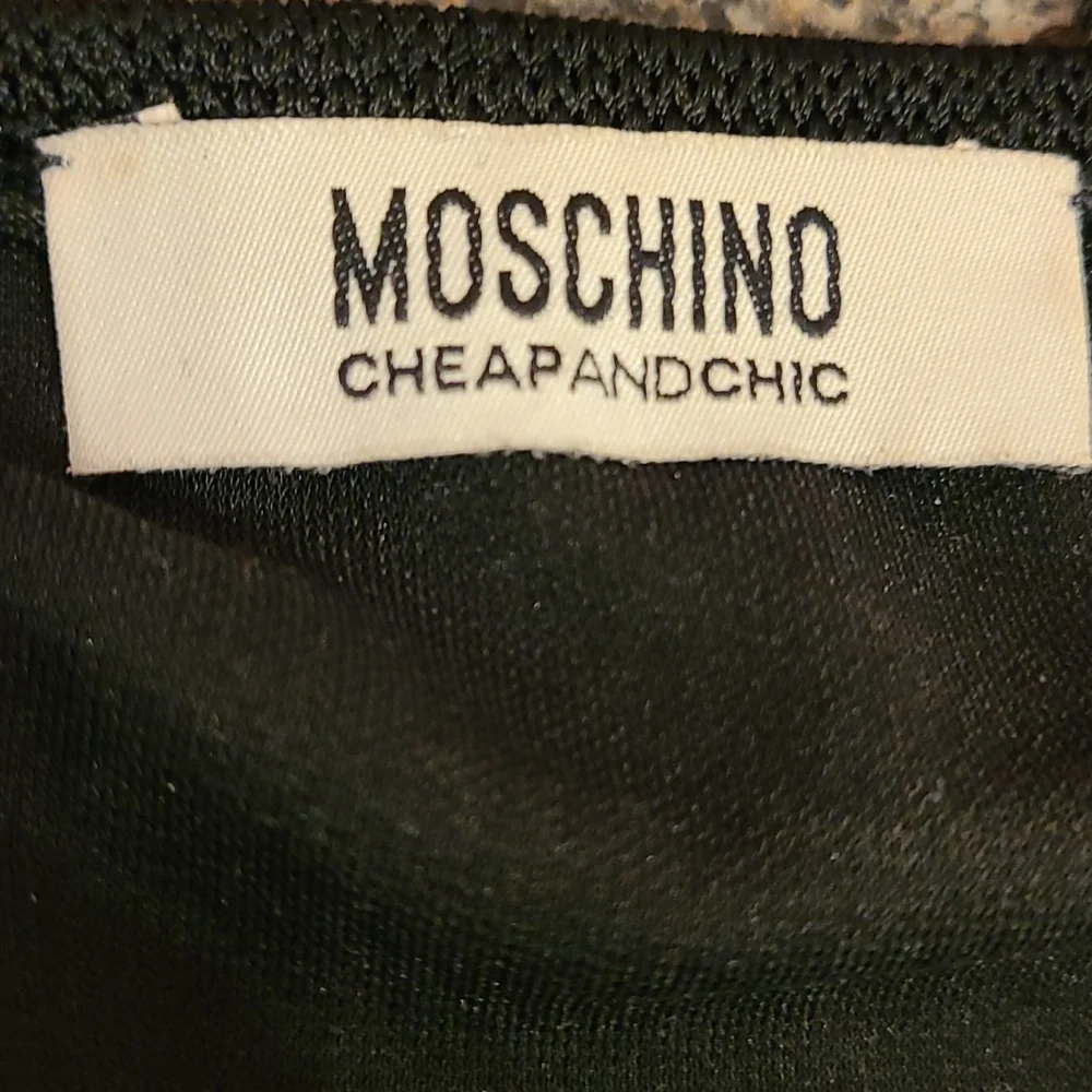 Moschino cheap and chic strapless dress/long skirt stretchy fabric with beading - Picture 8 of 8